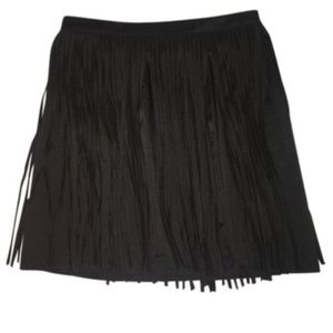 Brand & Label Fringe MiniSkirt